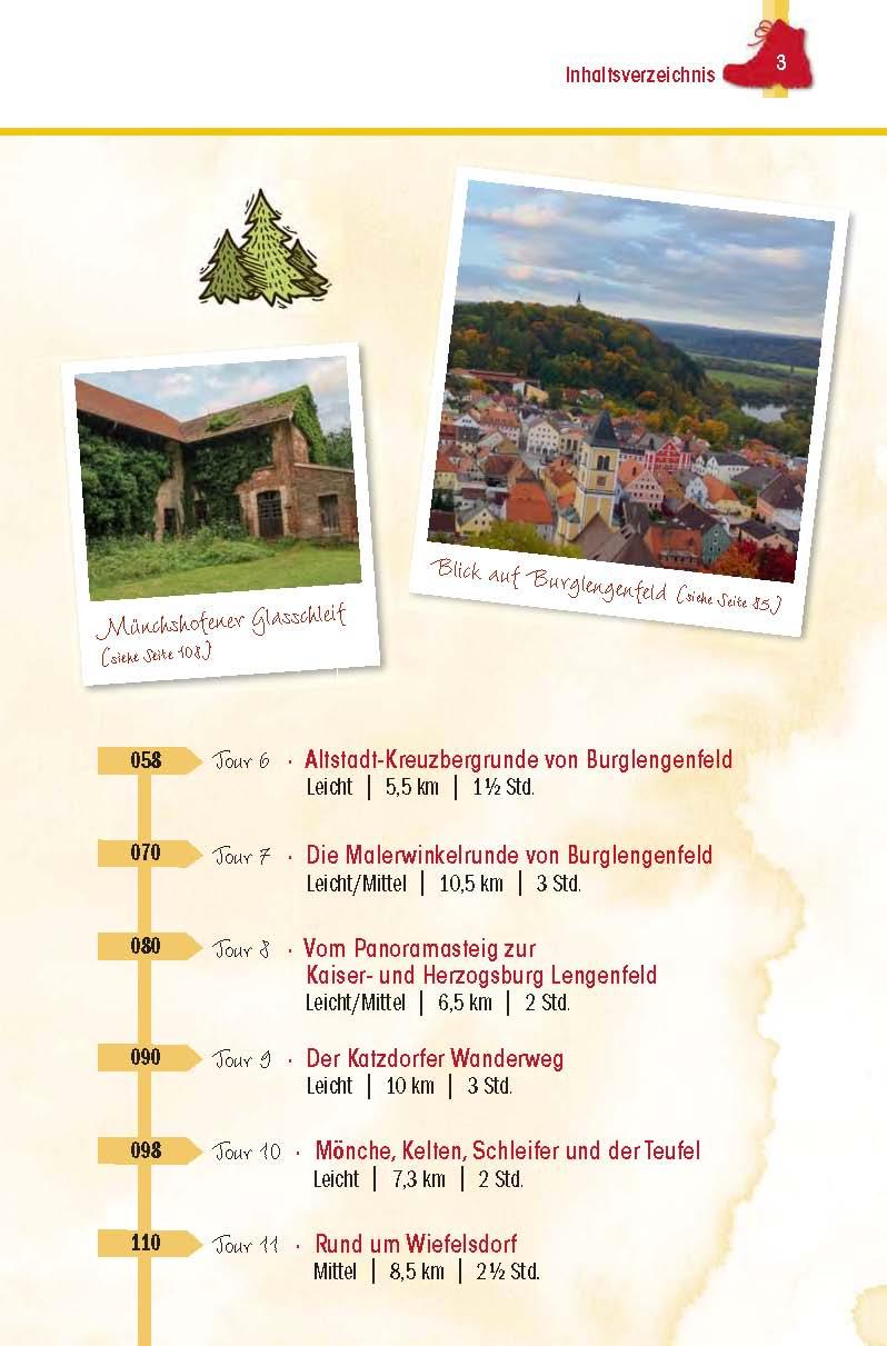 Beispielinhalt (Bild) Wanderführer südliches Naabtal