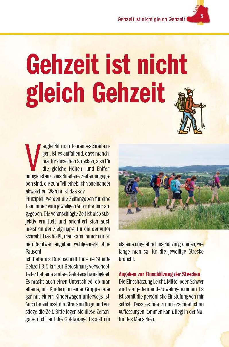 Beispielinhalt (Bild) Wanderführer südliches Naabtal