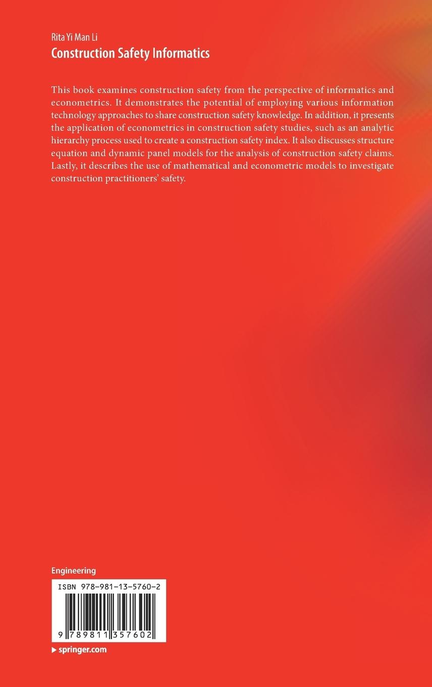 Rückseitencover Construction Safety Informatics