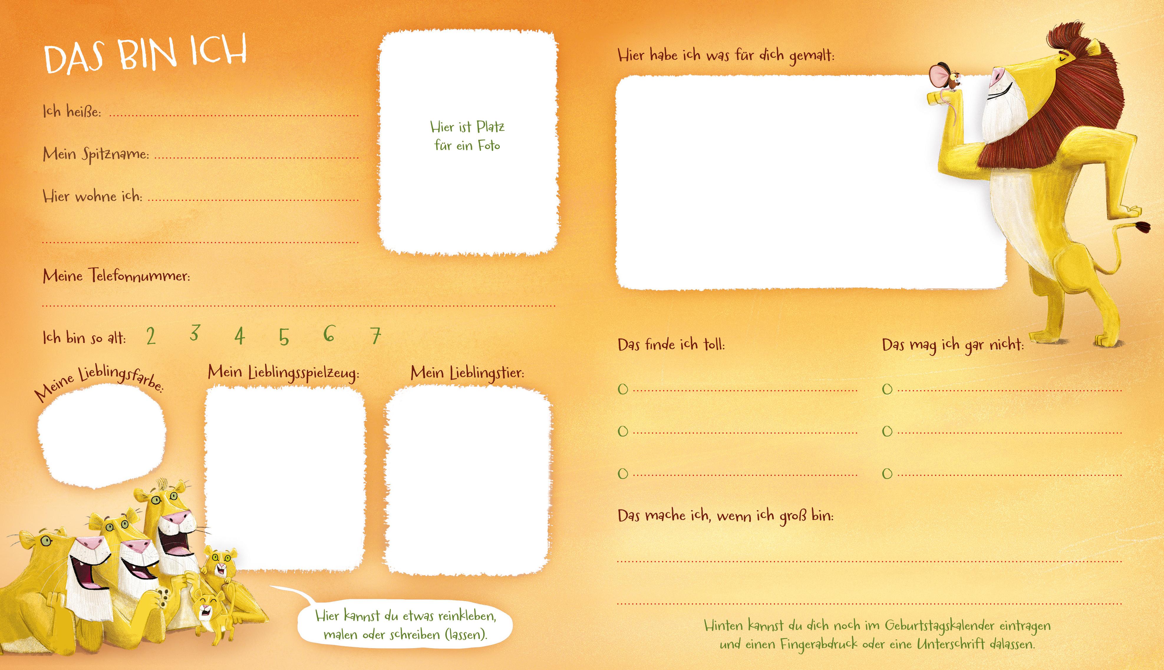 Beispielinhalt (Bild) Der Löwe in dir - Meine ersten Freunde