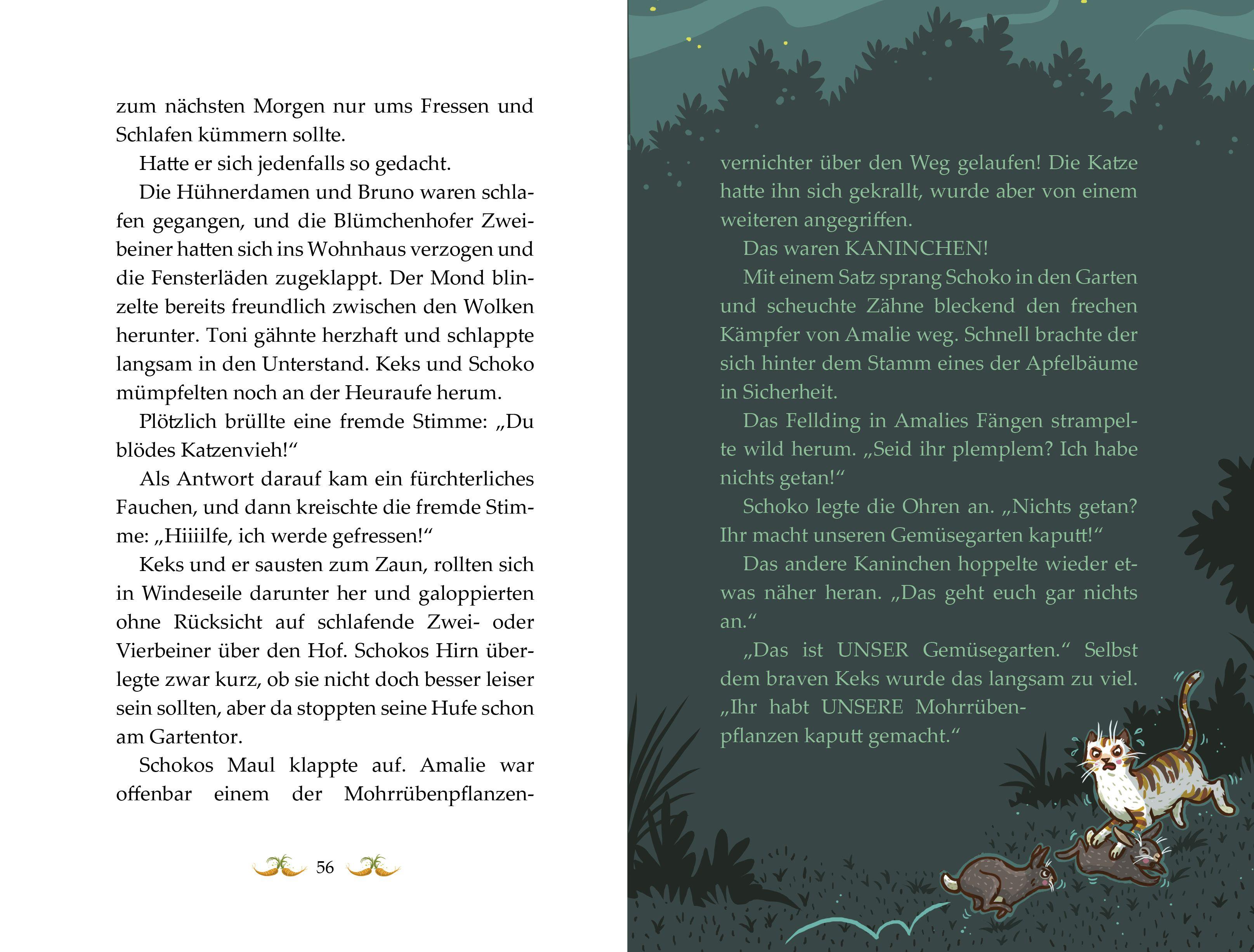 Beispielinhalt (Bild) Die Haferhorde 12 - Jetzt geht's um die Möhre!