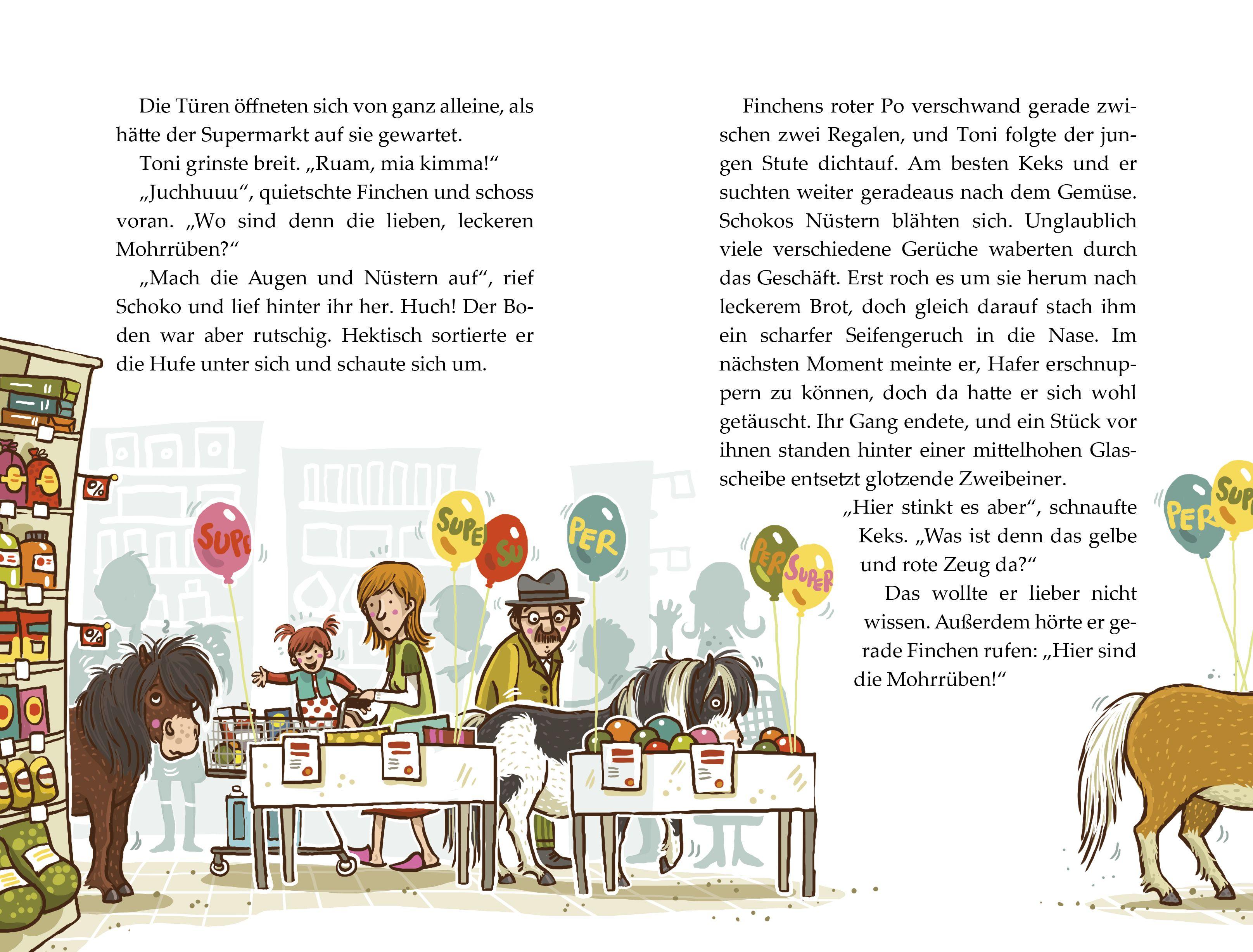 Beispielinhalt (Bild) Die Haferhorde 12 - Jetzt geht's um die Möhre!