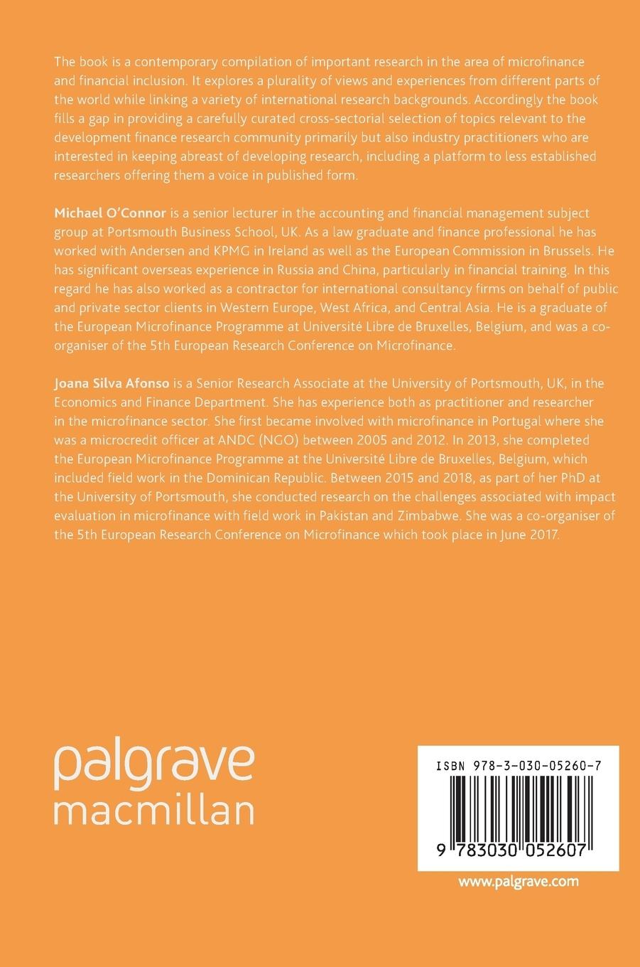 Rückseitencover Emerging Challenges and Innovations in Microfinance and Financial Inclusion