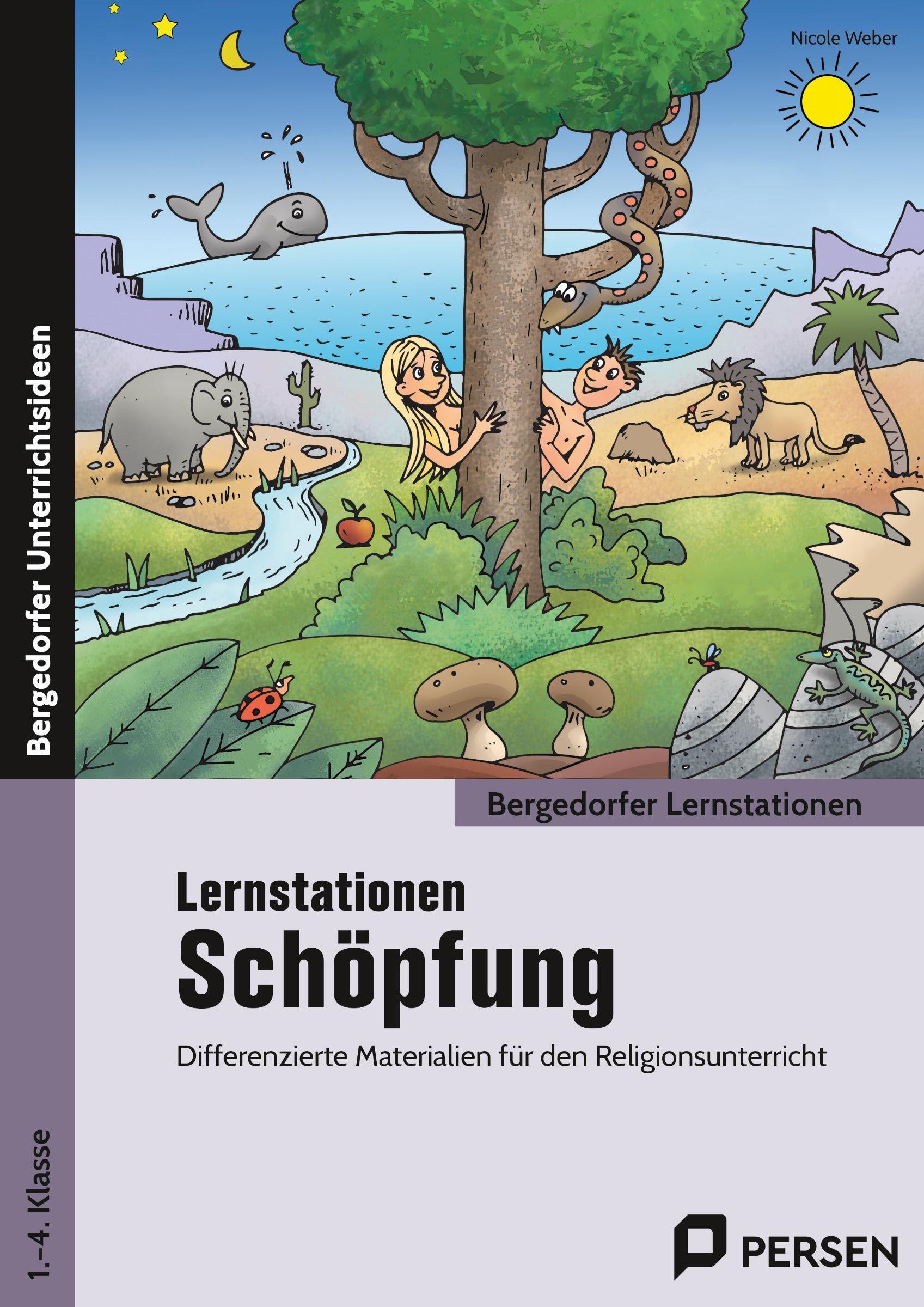 Vorderes Coverbild Lernstationen Schöpfung