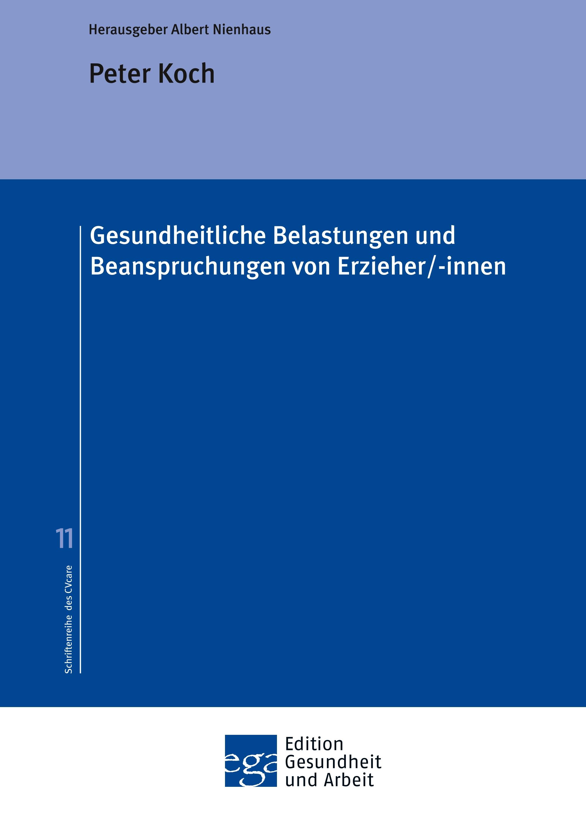 Vorderes Coverbild Gesundheitliche Belastungen und Beanspruchungen  von Erzieher/-innen