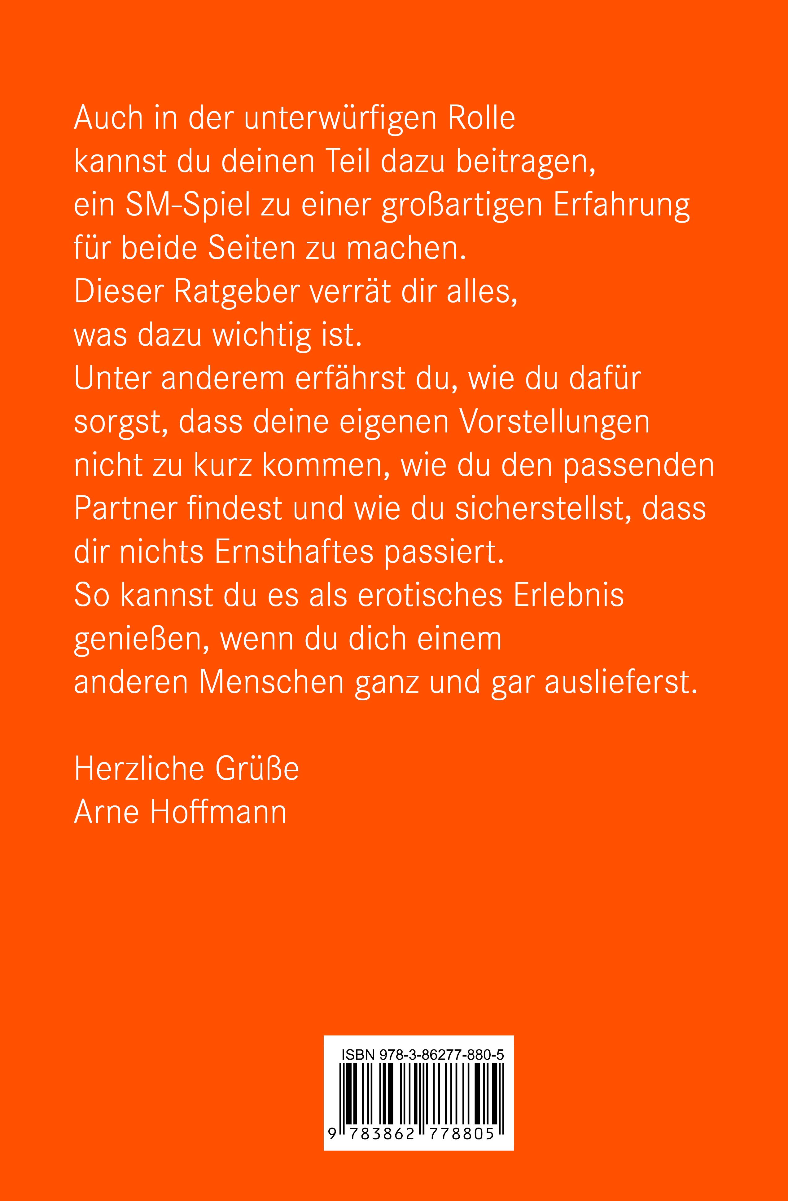 Rückseitencover Unterwerfung | Erotischer Ratgeber