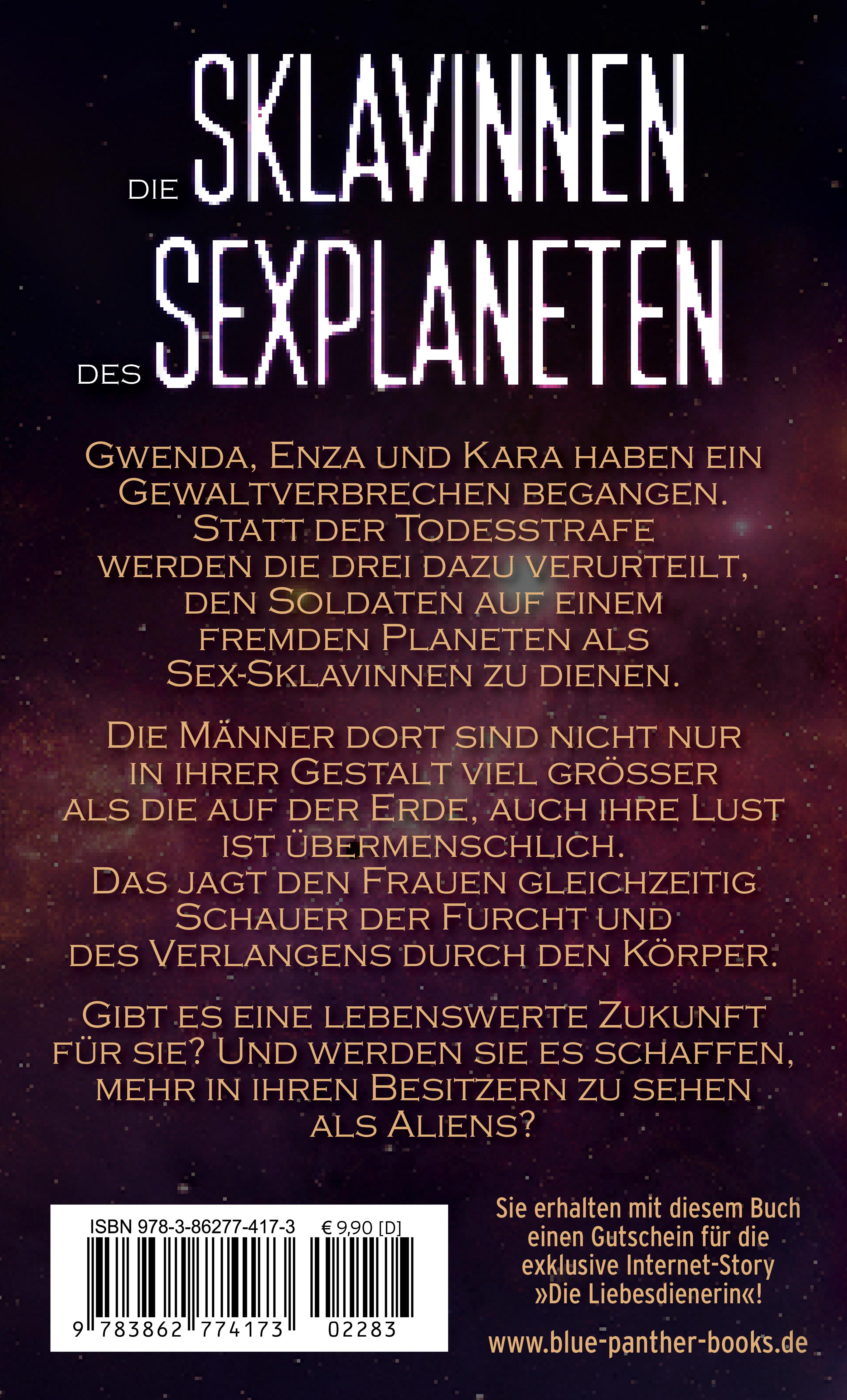 Rückseitencover Die Sklavinnen des Sexplaneten | Erotischer Roman