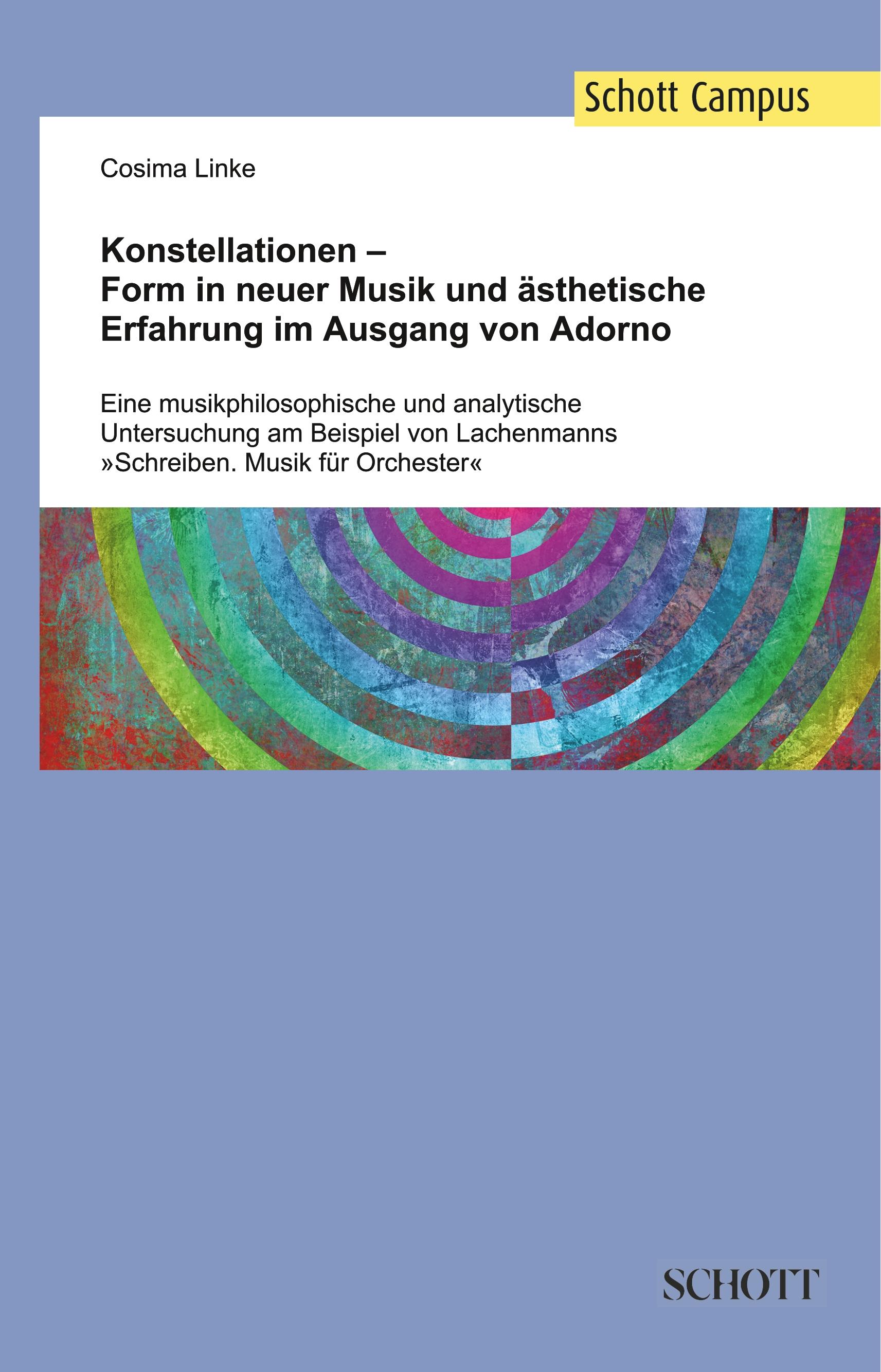 Vorderes Coverbild Konstellationen - Form in neuer Musik und ästhetische Erfahrung im Ausgang von Adorno