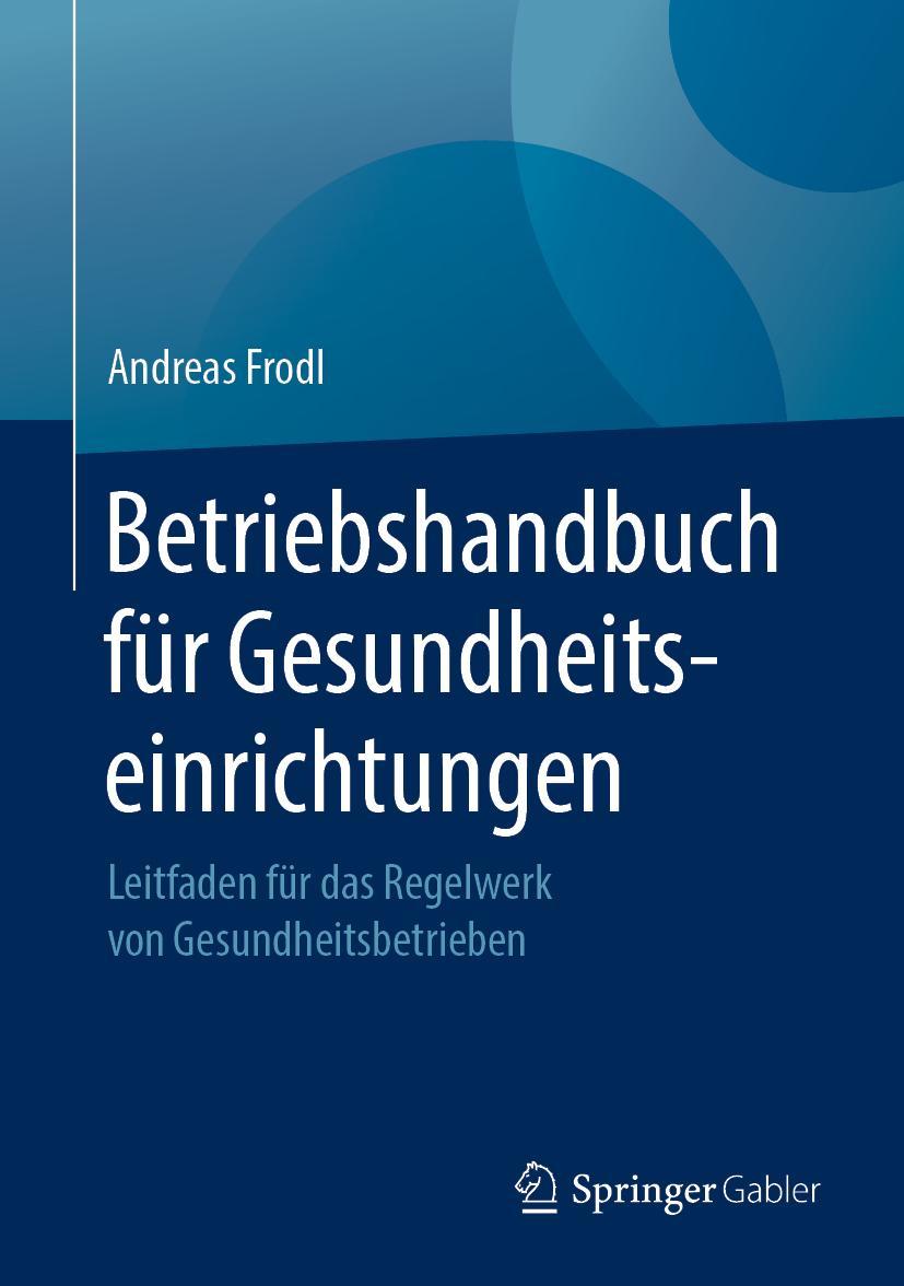 Vorderes Coverbild Betriebshandbuch für Gesundheitseinrichtungen
