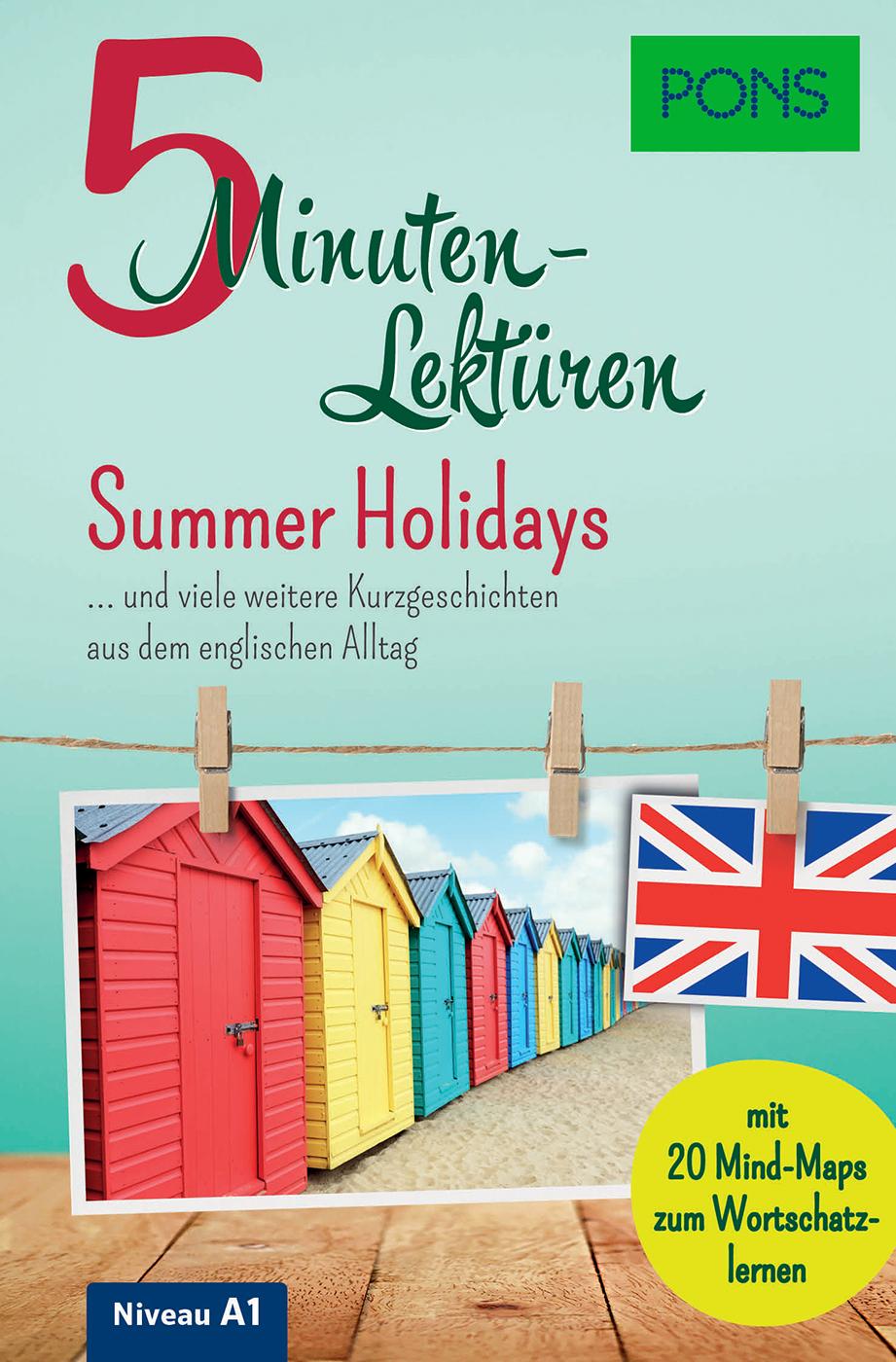 Vorderes Coverbild PONS 5-Minuten-Lektüren Englisch A1 - Summer Holidays