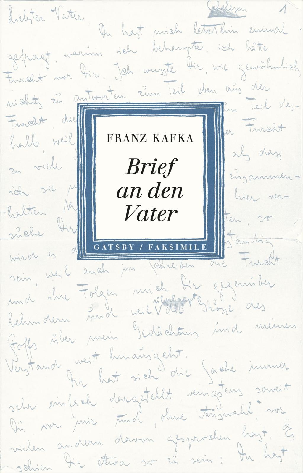 Vorderes Coverbild Brief an den Vater