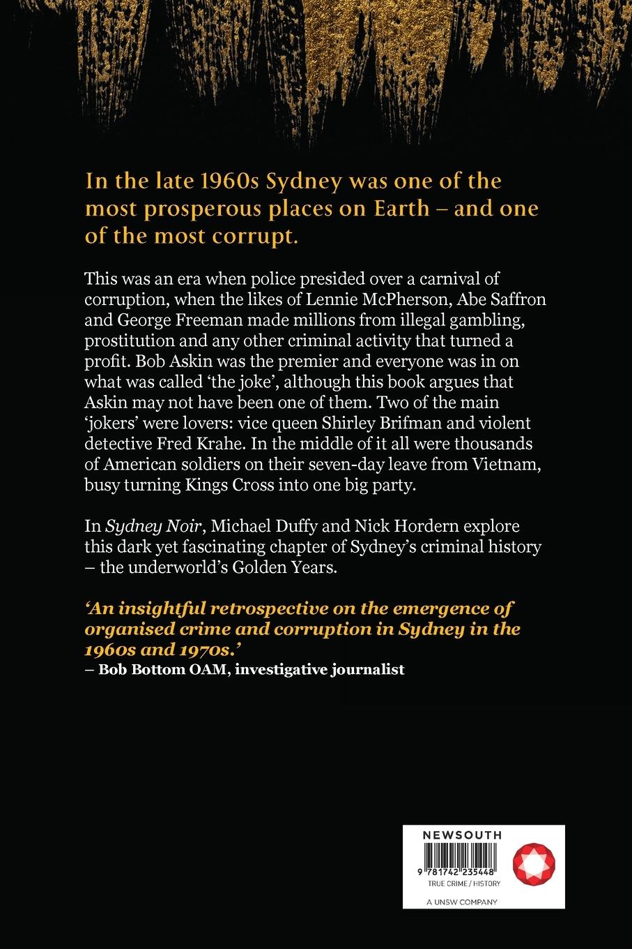 Rückseitencover Sydney Noir