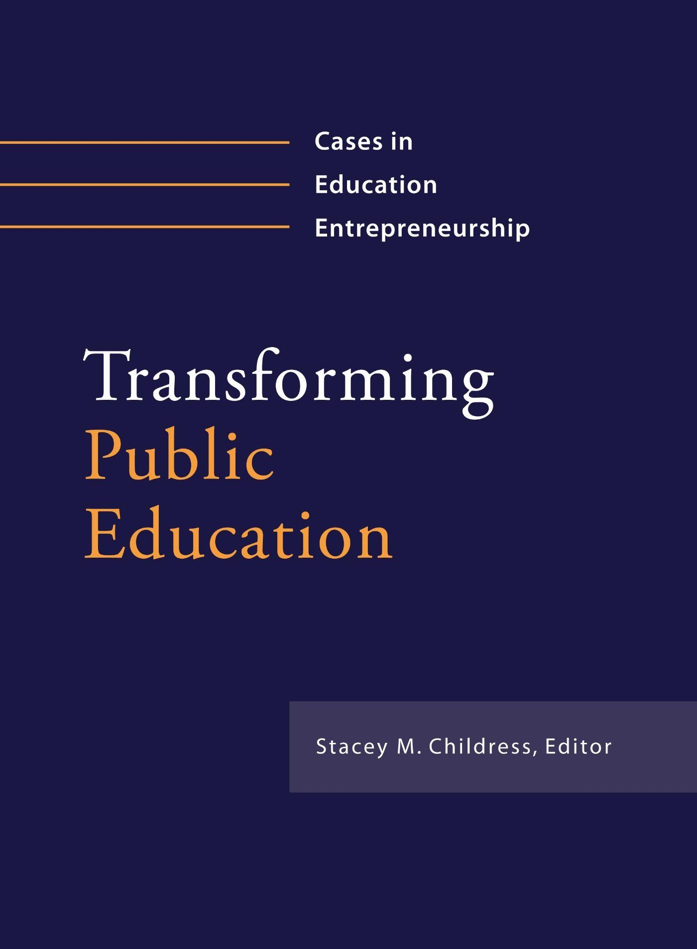 Vorderes Coverbild Transforming Public Education