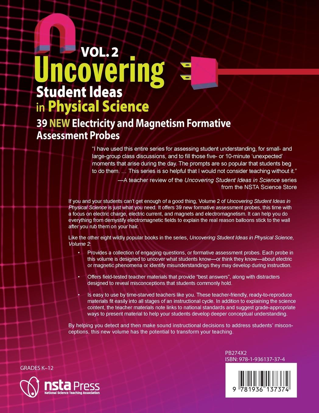 Rückseitencover Uncovering Student Ideas in Physical Science, Volume 2