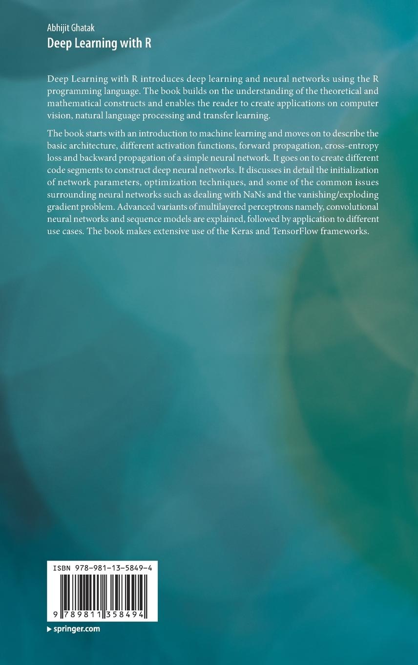Rückseitencover Deep Learning with R