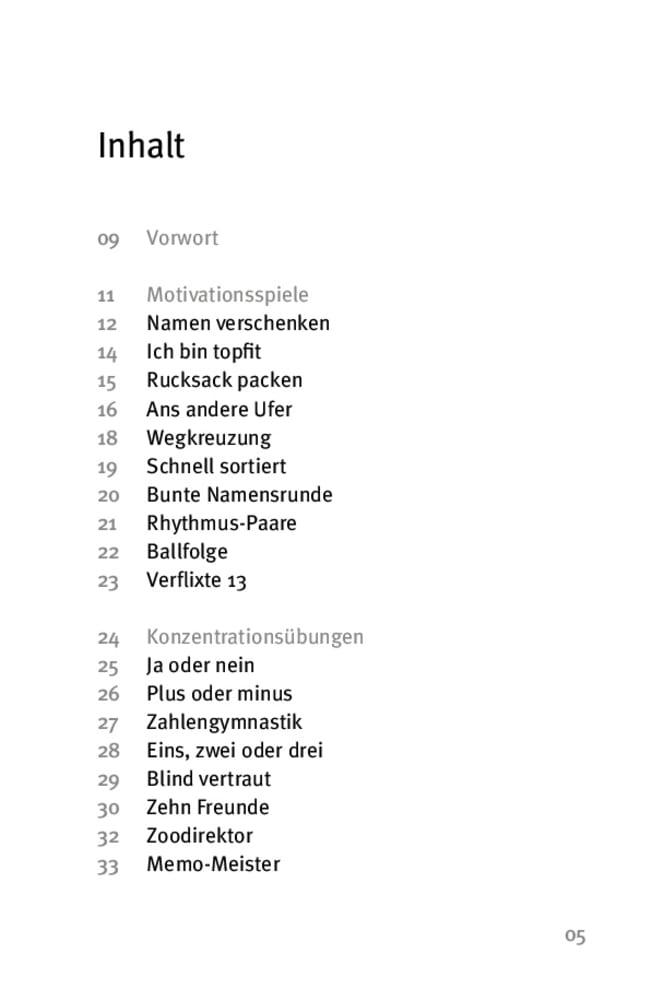 Beispielinhalt (Bild) Die 50 besten Spiele für die "Bewegte Schule"