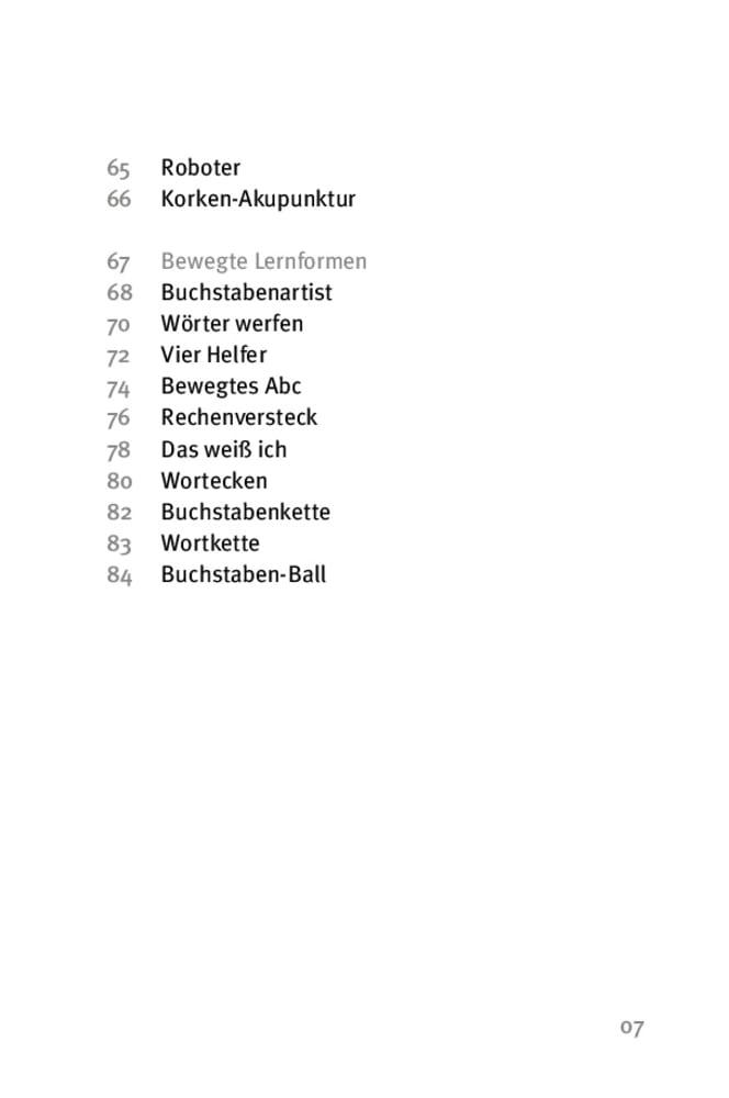 Beispielinhalt (Bild) Die 50 besten Spiele für die "Bewegte Schule"