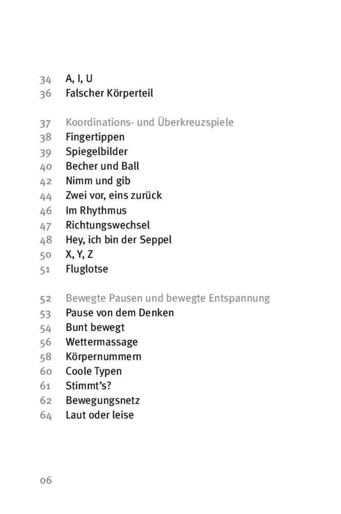 Beispielinhalt (Bild) Die 50 besten Spiele für die "Bewegte Schule"