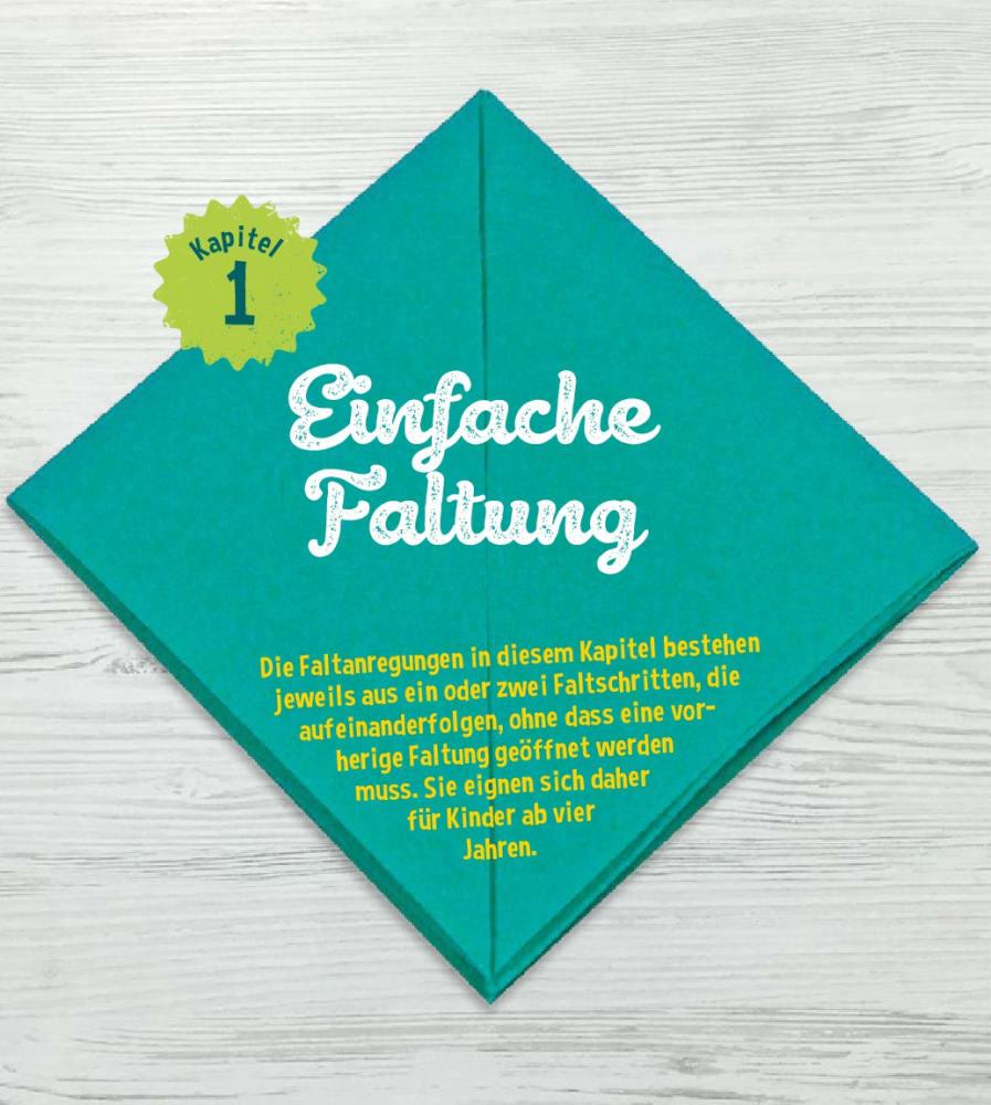 Beispielinhalt (Bild) Papier falten in der Kita