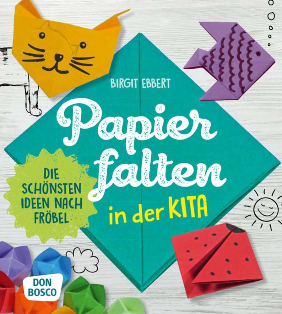 Vorderes Coverbild Papier falten in der Kita