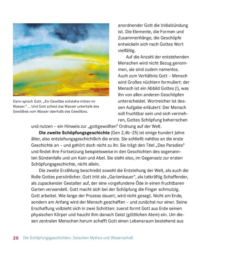 Beispielinhalt (Bild) Schwierige Geschichten in der Bibel