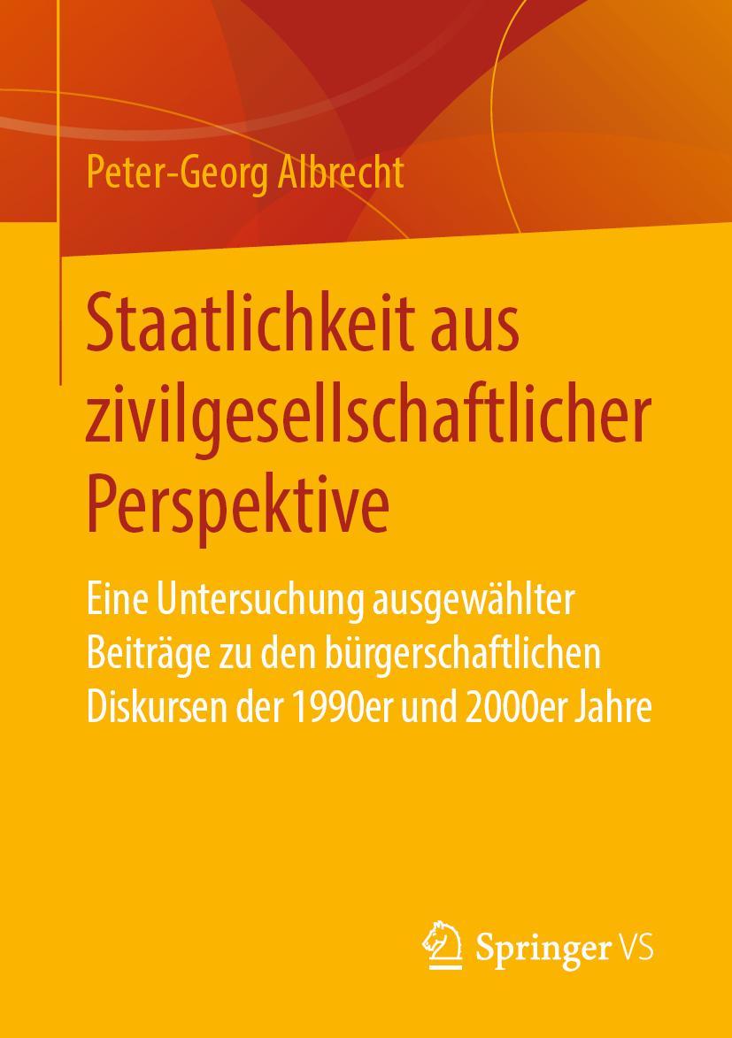 Vorderes Coverbild Staatlichkeit aus zivilgesellschaftlicher Perspektive