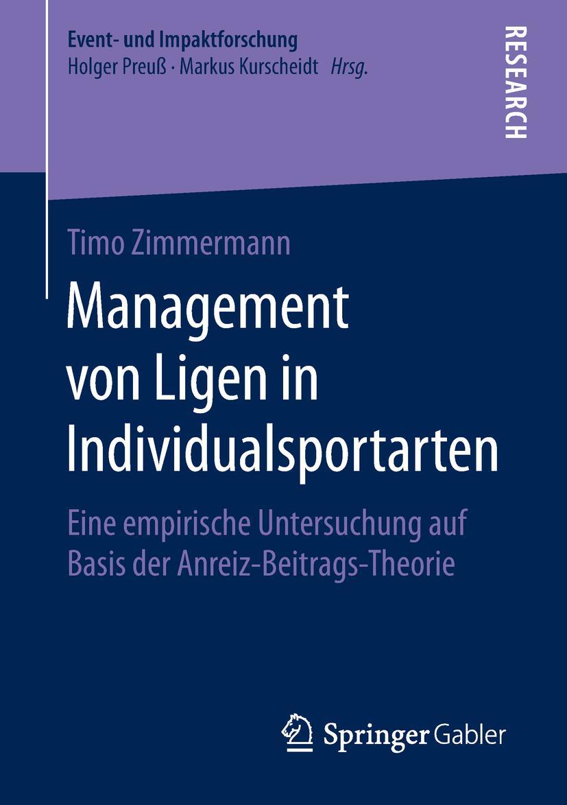 Vorderes Coverbild Management von Ligen in Individualsportarten