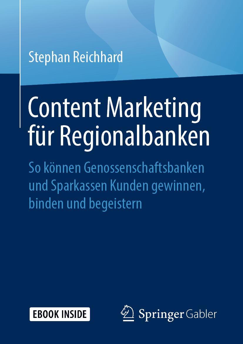 Vorderes Coverbild Content Marketing für Regionalbanken