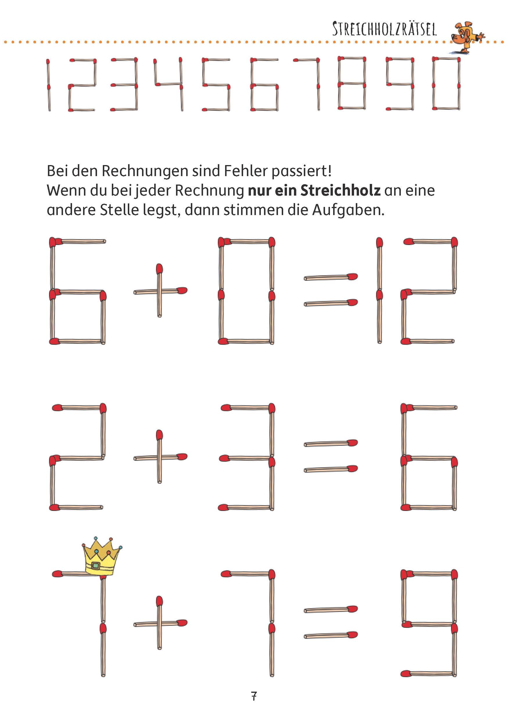 Beispielinhalt (Bild) Rätselblock ab 10 Jahre, Band 1