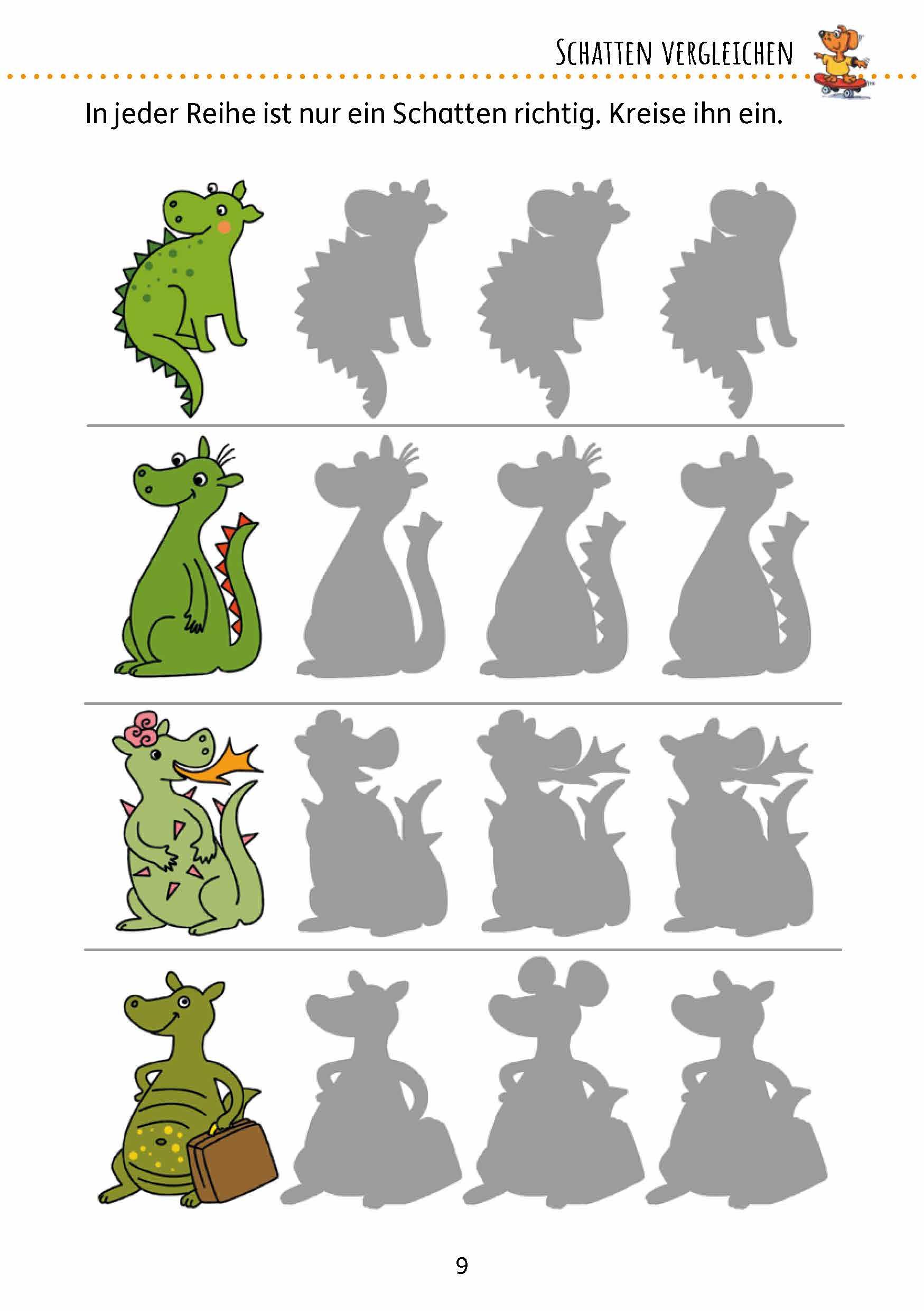 Beispielinhalt (Bild) Rätselblock ab 5 Jahre, Band 2, A5-Block
