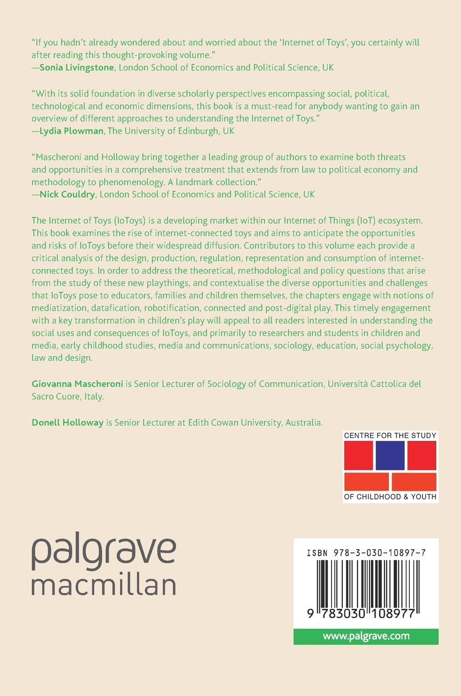 Rückseitencover The Internet of Toys