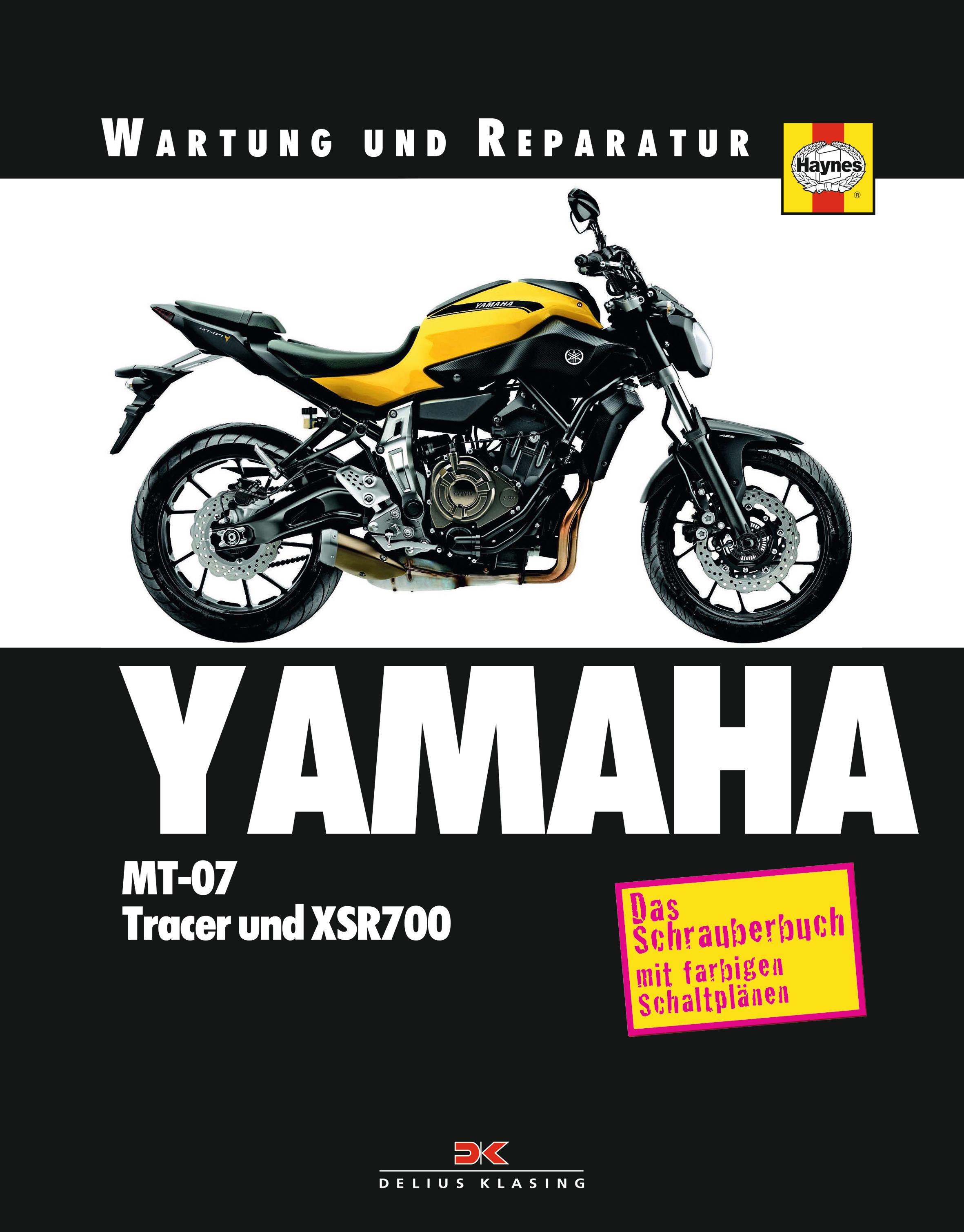 Vorderes Coverbild Yamaha MT-07, Tracer und XSR700