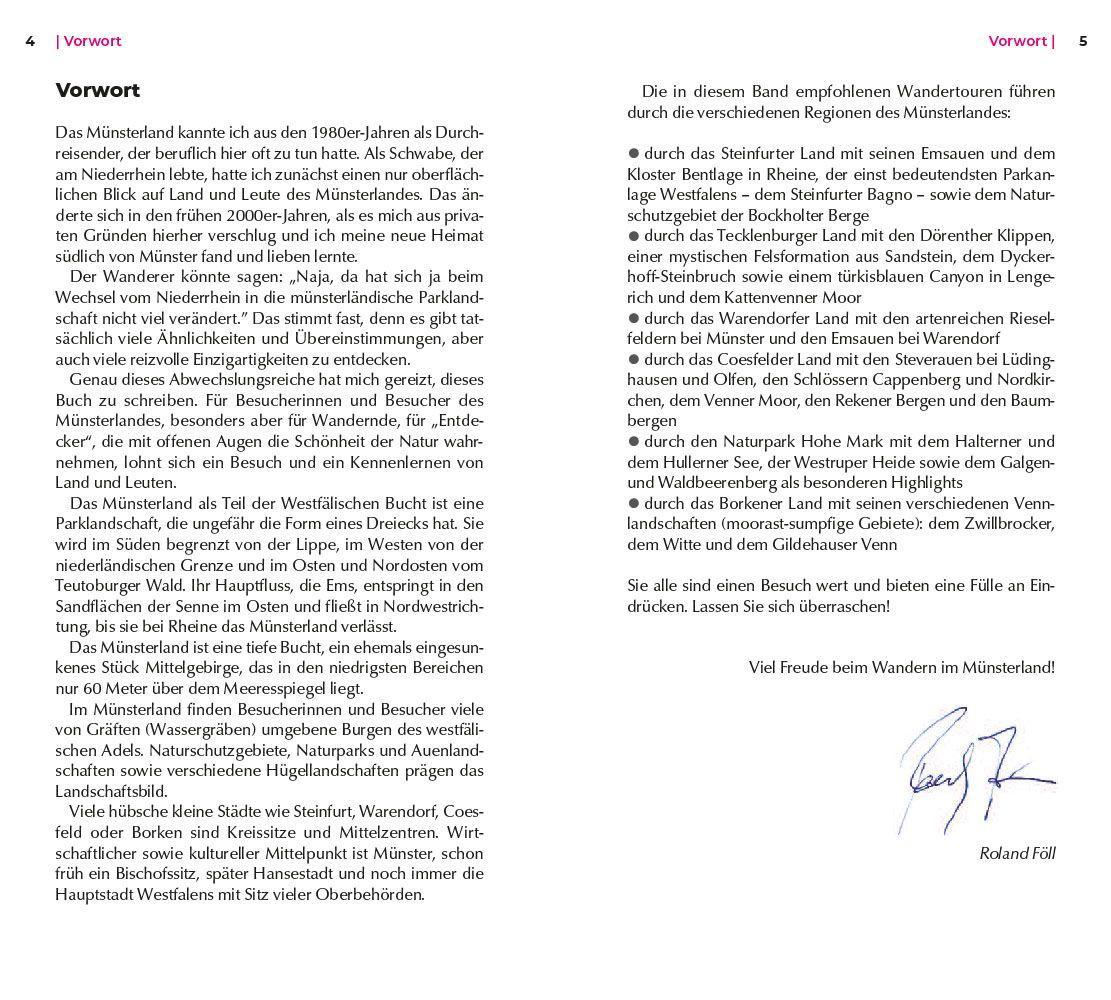 Beispielinhalt (Bild) Reise Know-How Wanderführer Münsterland : 30 Wanderungen