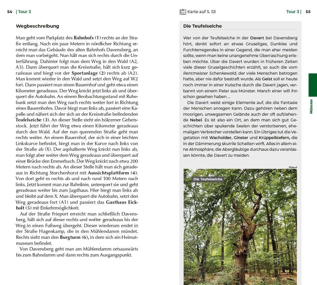 Beispielinhalt (Bild) Reise Know-How Wanderführer Münsterland : 30 Wanderungen