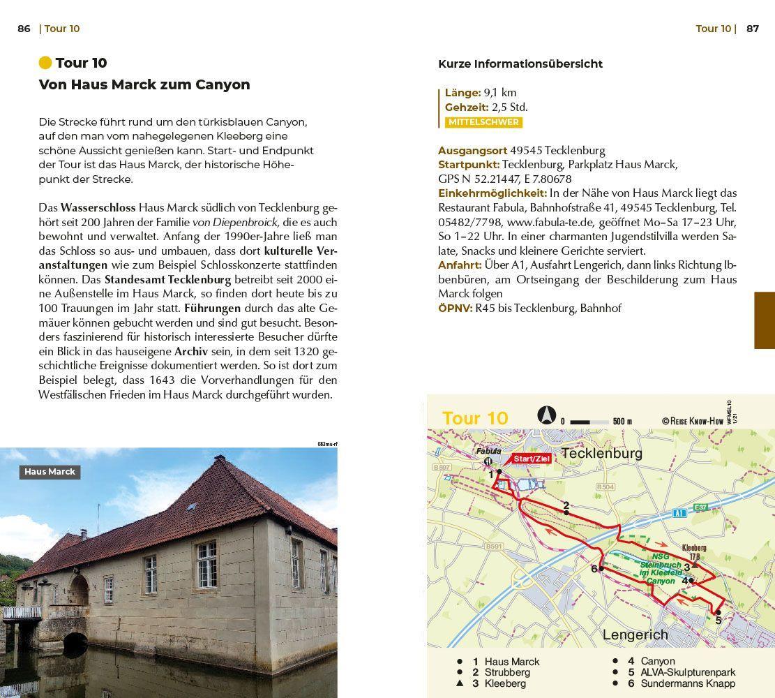 Beispielinhalt (Bild) Reise Know-How Wanderführer Münsterland : 30 Wanderungen