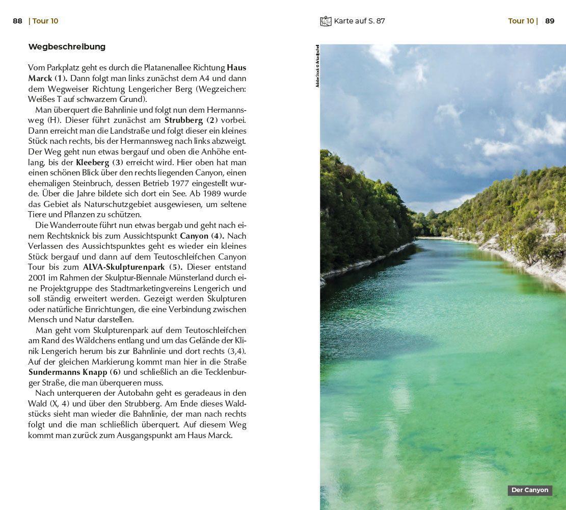 Beispielinhalt (Bild) Reise Know-How Wanderführer Münsterland : 30 Wanderungen