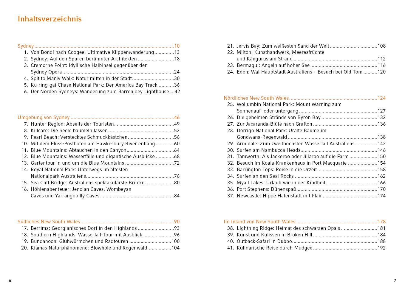 Beispielinhalt (Bild) Australien - New South Wales mit Sydney