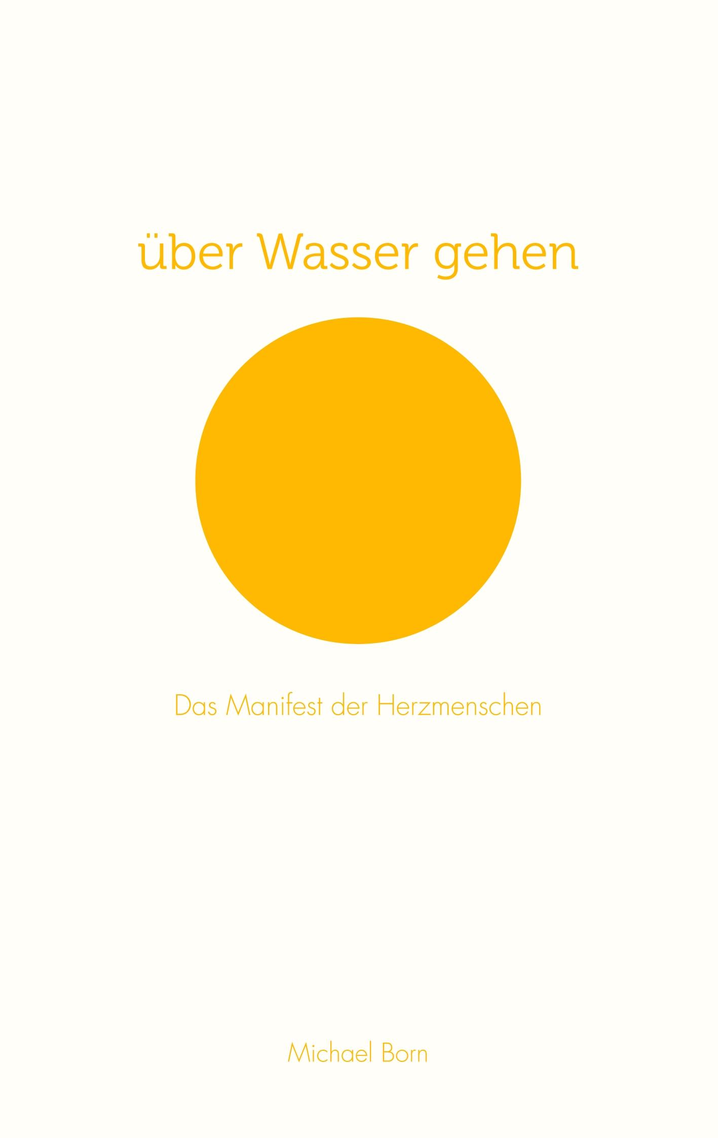 Vorderes Coverbild über Wasser gehen