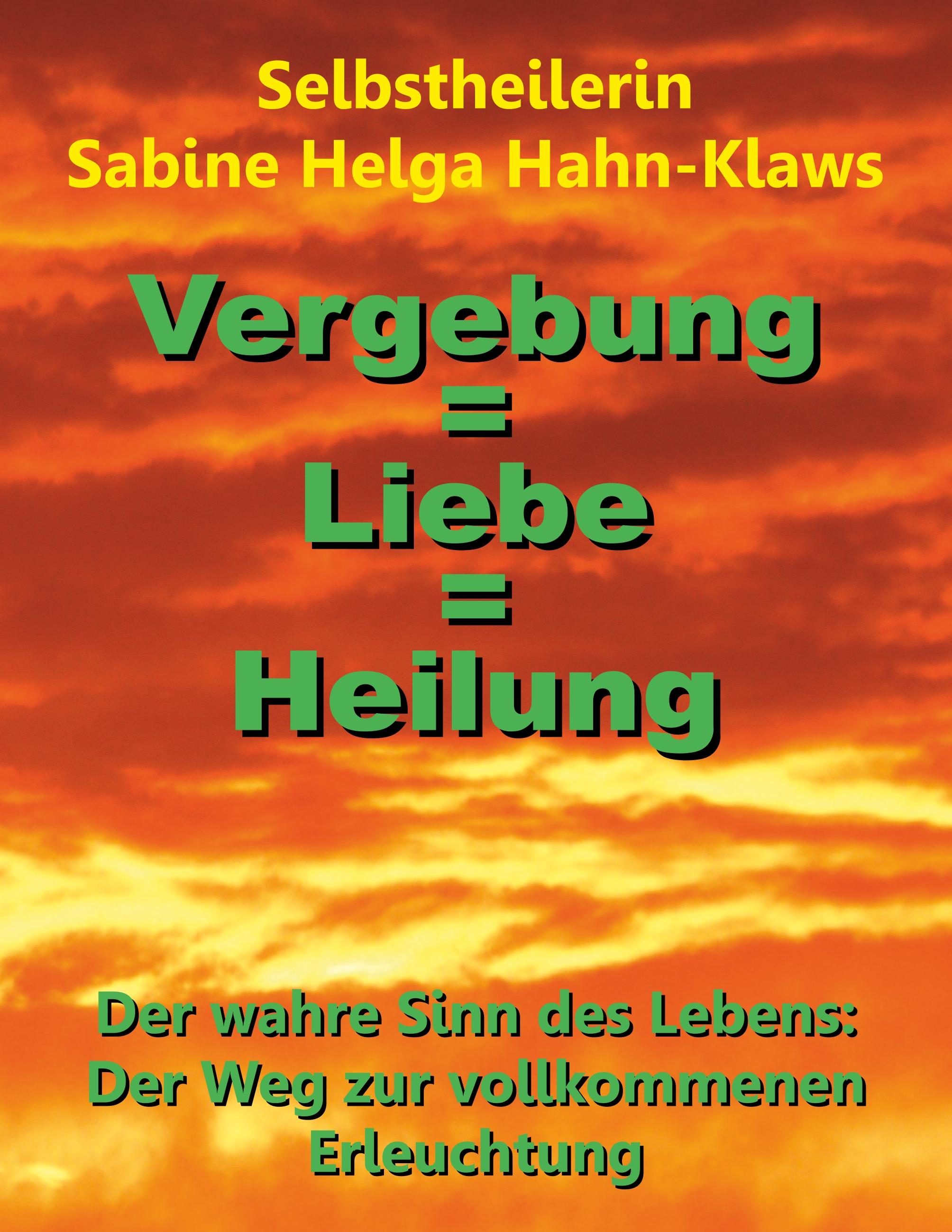 Vorderes Coverbild Vergebung = Liebe = Heilung