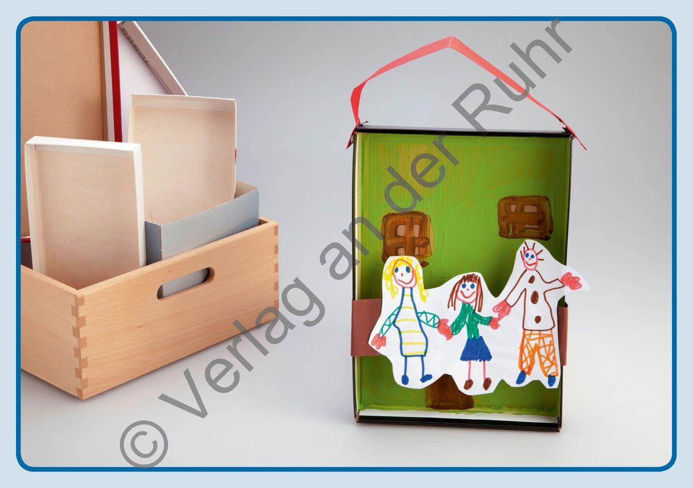 Beispielinhalt (Bild) Kita-Kinder-Lernspiel-Kisten. 50 Ideen für Entdeckungen mit Alltagsmaterialien