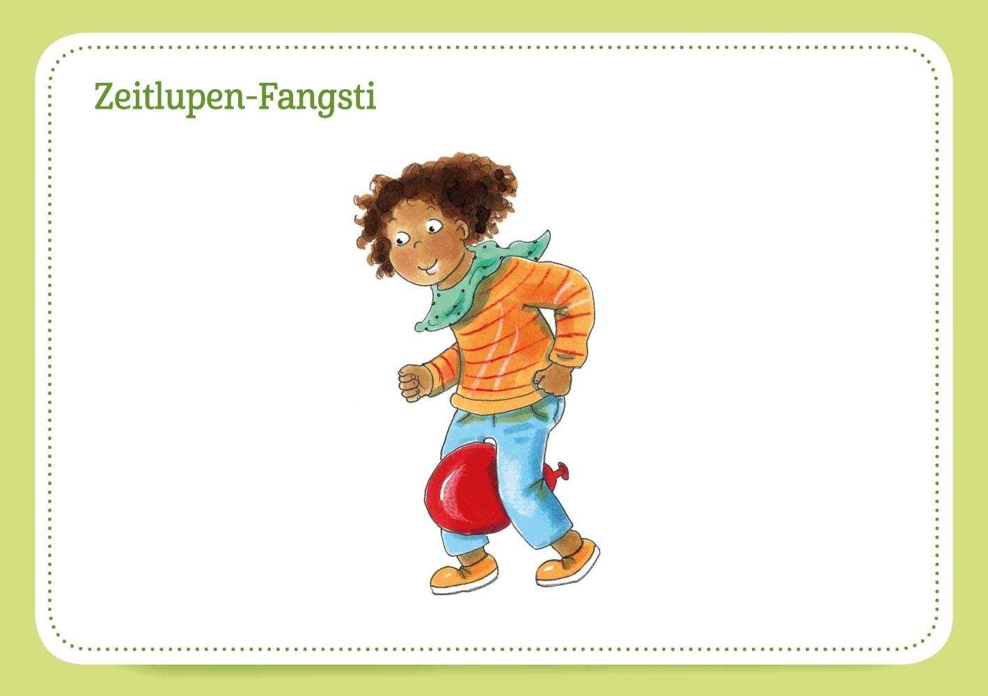 Beispielinhalt (Bild) 30 Psychomotorik-Bildkarten für Kinder