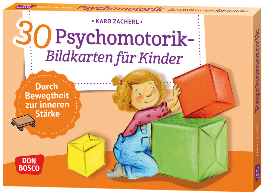 Vorderes Coverbild 30 Psychomotorik-Bildkarten für Kinder