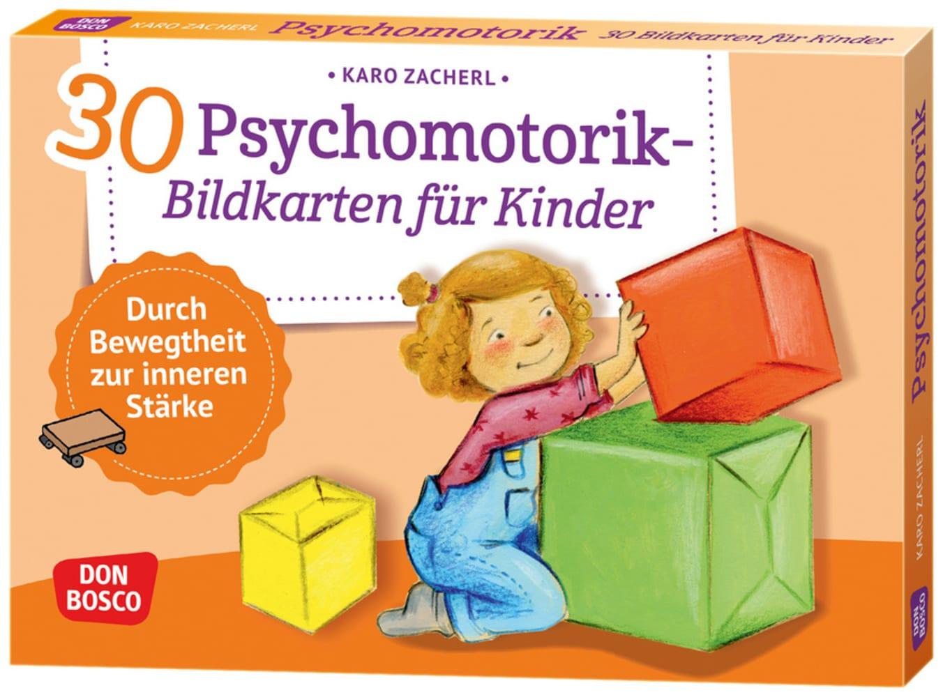 Vorderes Coverbild 30 Psychomotorik-Bildkarten für Kinder