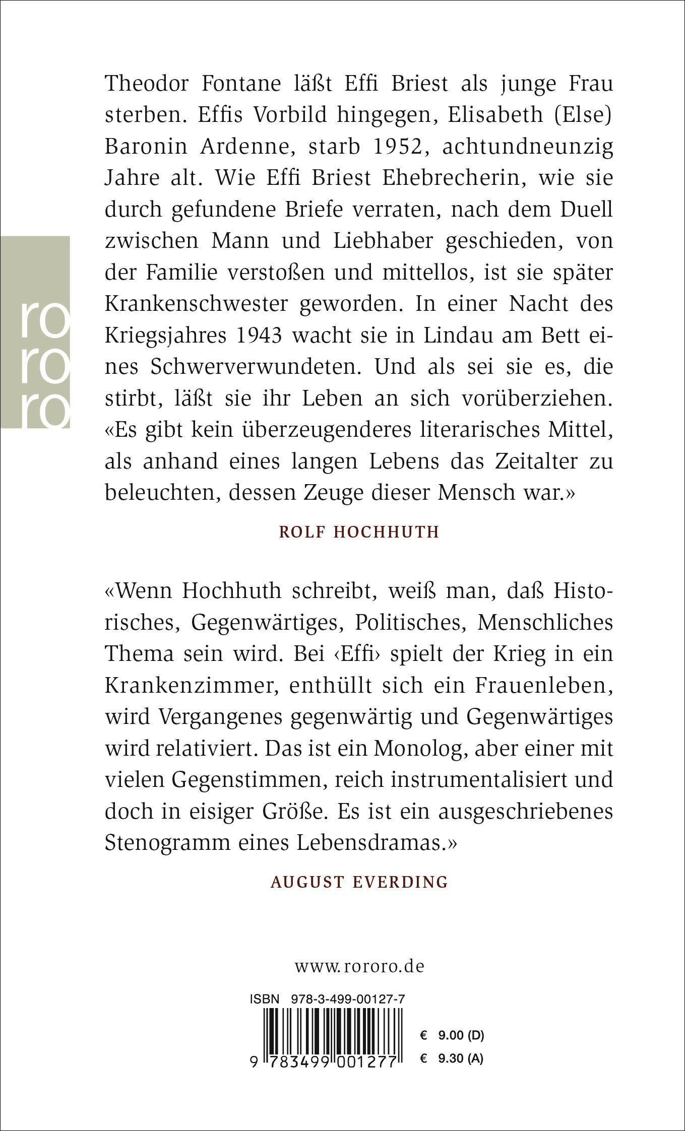 Rückseitencover Effis Nacht