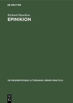 Vorderes Coverbild Epinikion