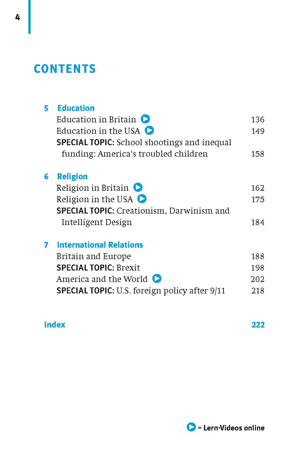 Beispielinhalt (Bild) Kompakt-Wissen Englisch Landeskunde