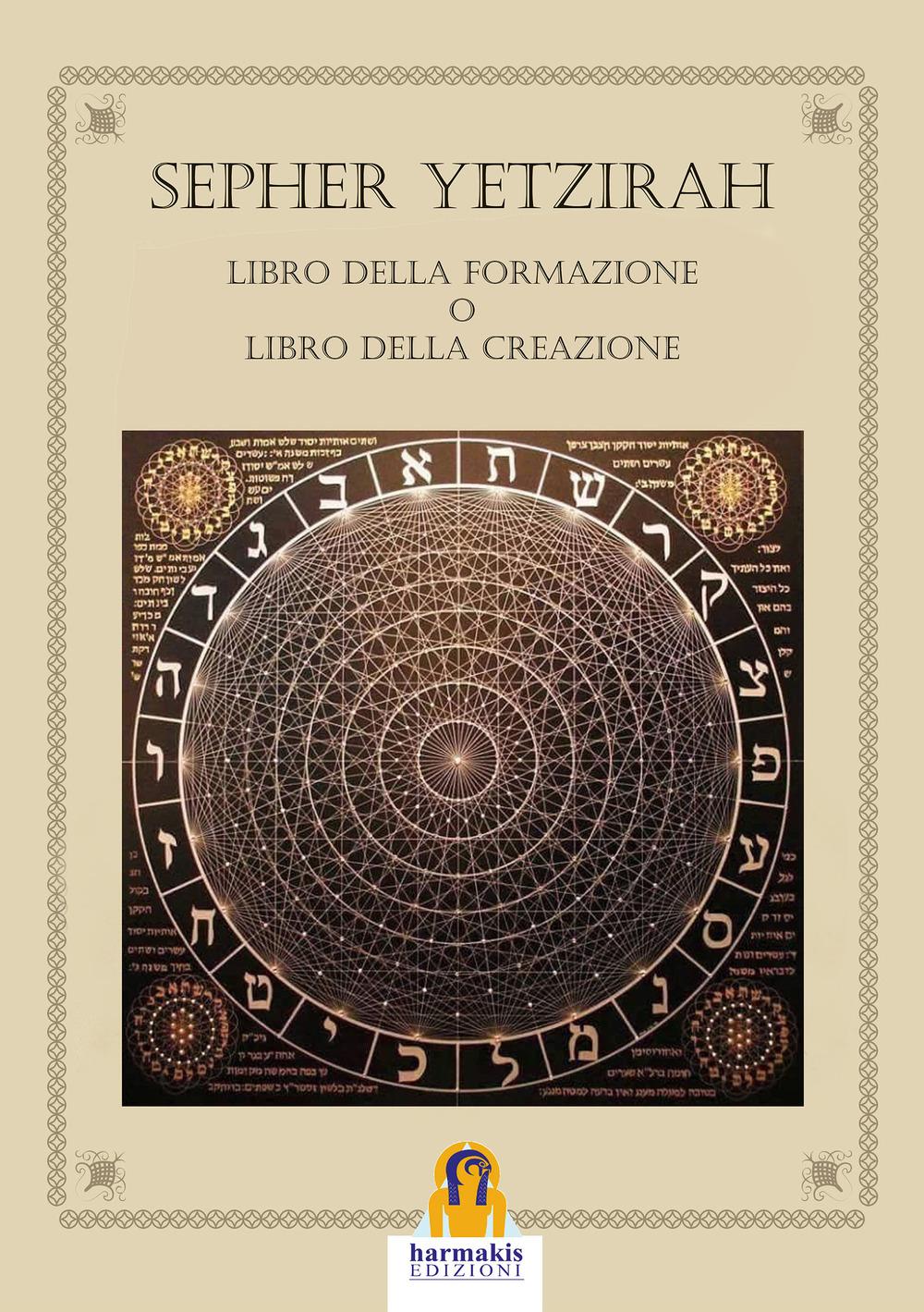 Vorderes Coverbild Sepher Yetzirah. Libro della formazione o Libro della creazione