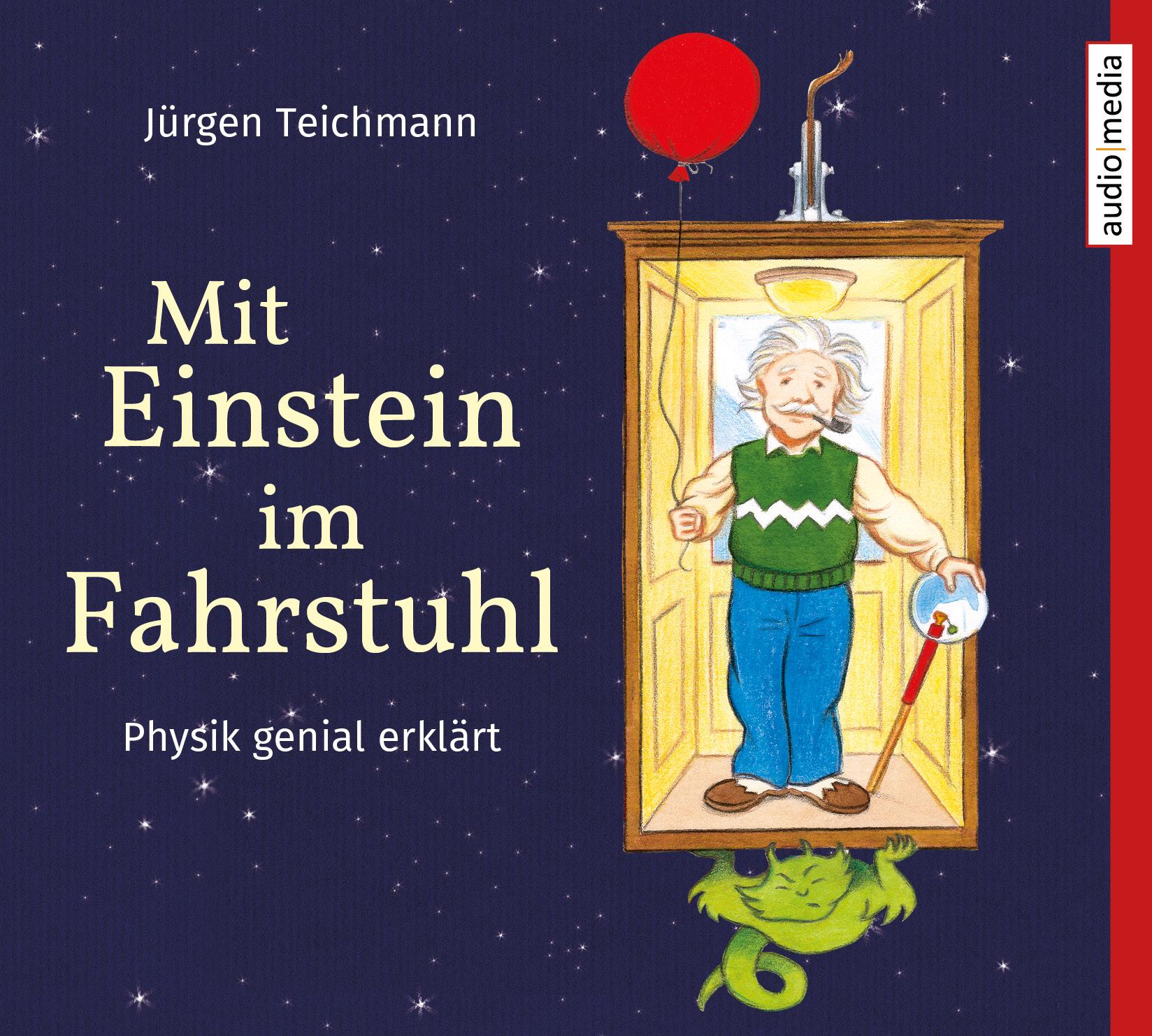 Vorderes Coverbild Mit Einstein im Fahrstuhl