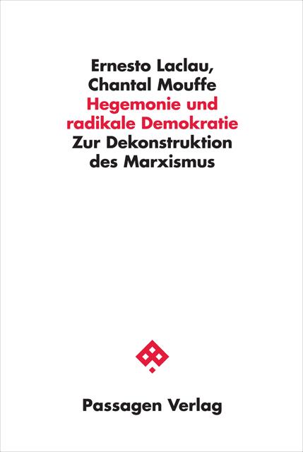 Vorderes Coverbild Hegemonie und radikale Demokratie
