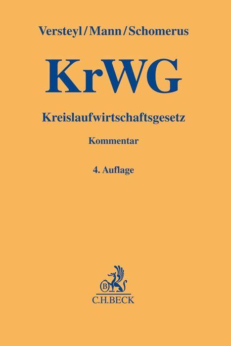 Vorderes Coverbild Kreislaufwirtschaftsgesetz